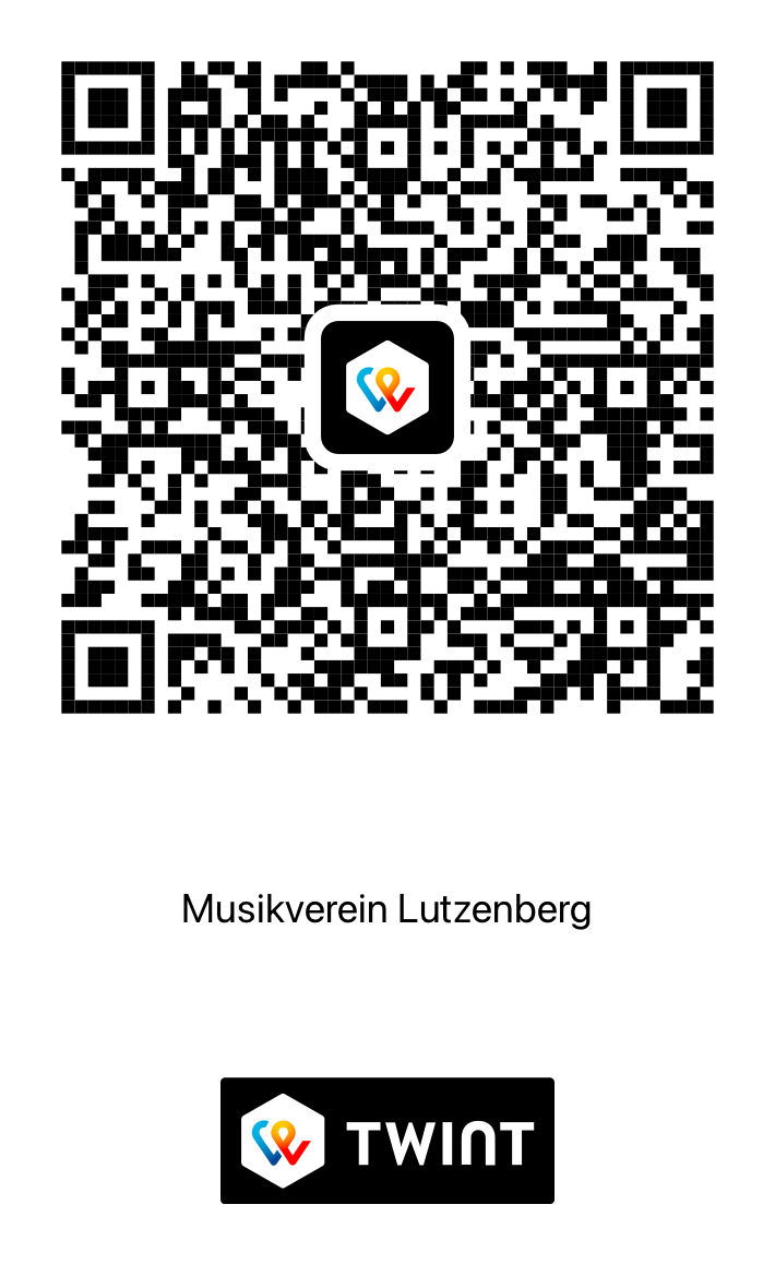 TWINT QR-Code Musikverein Lutzenberg
